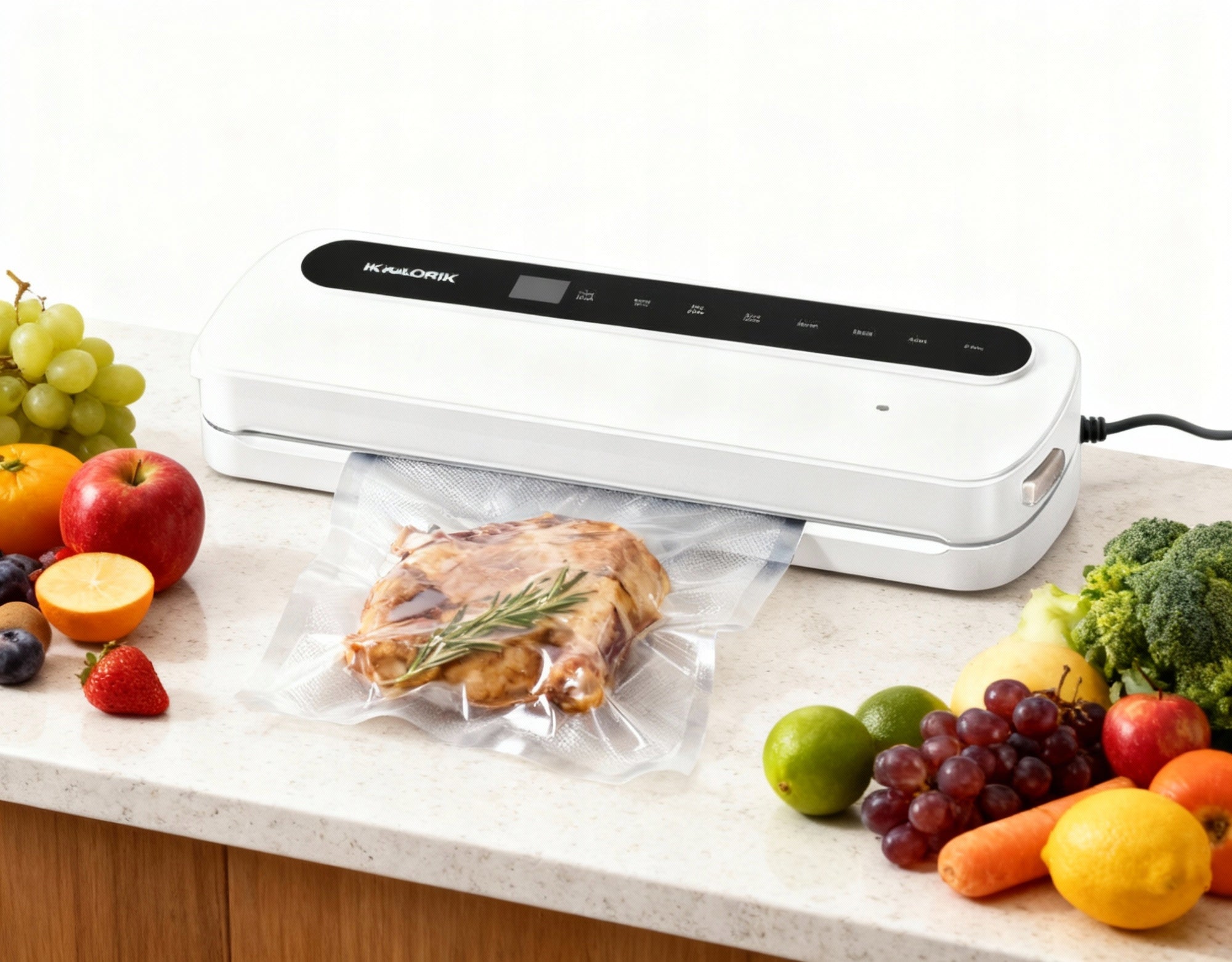 FOOD VACUUM WELDING MACHINE 110W PACKING MACHINE XXL BAG SET + GLOVES Maximum seal width 30 cm