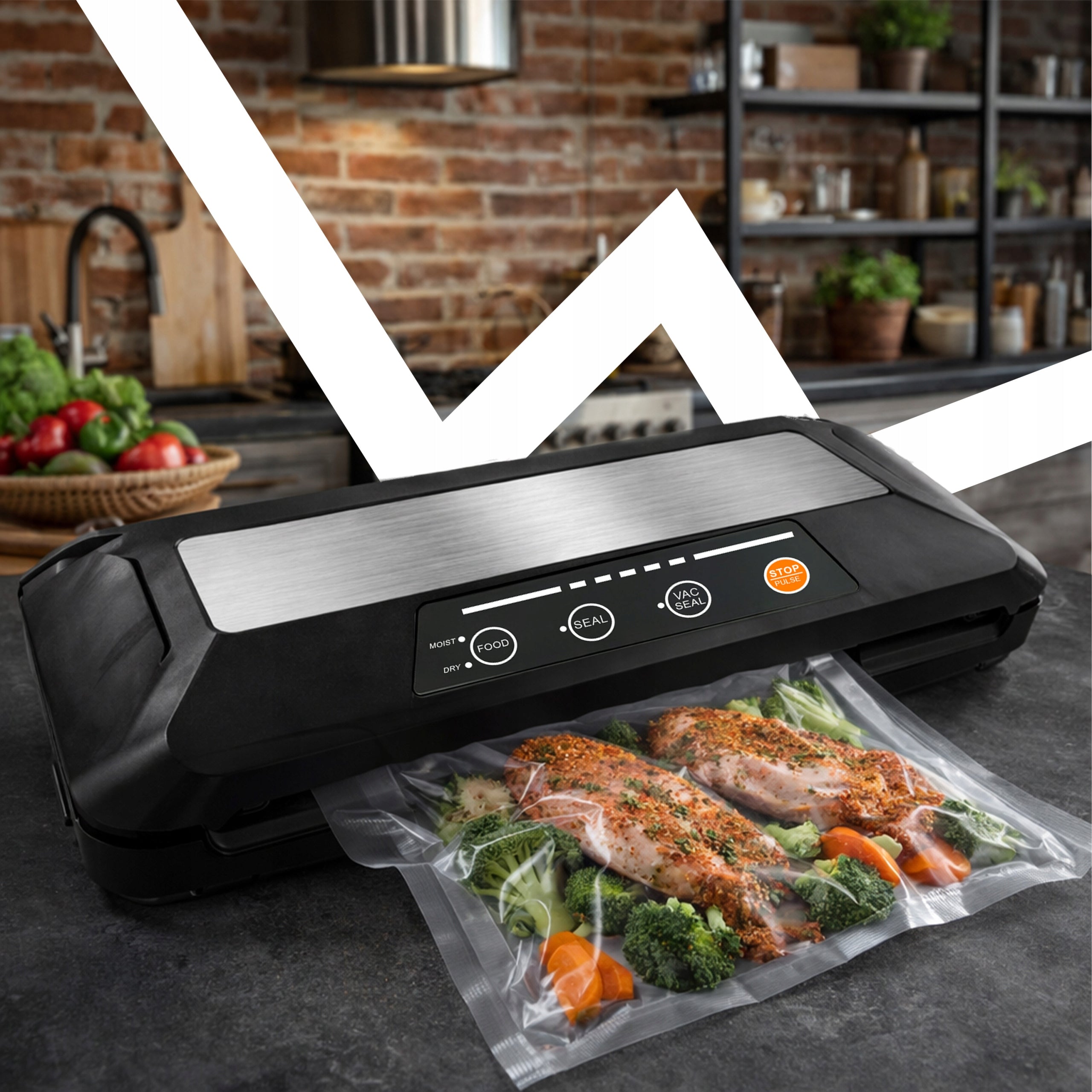 FOOD VACUUM WELDING MACHINE AUTOMATIC PACKING MACHINE 110W + FOIL ADAPTERS Model OR1108