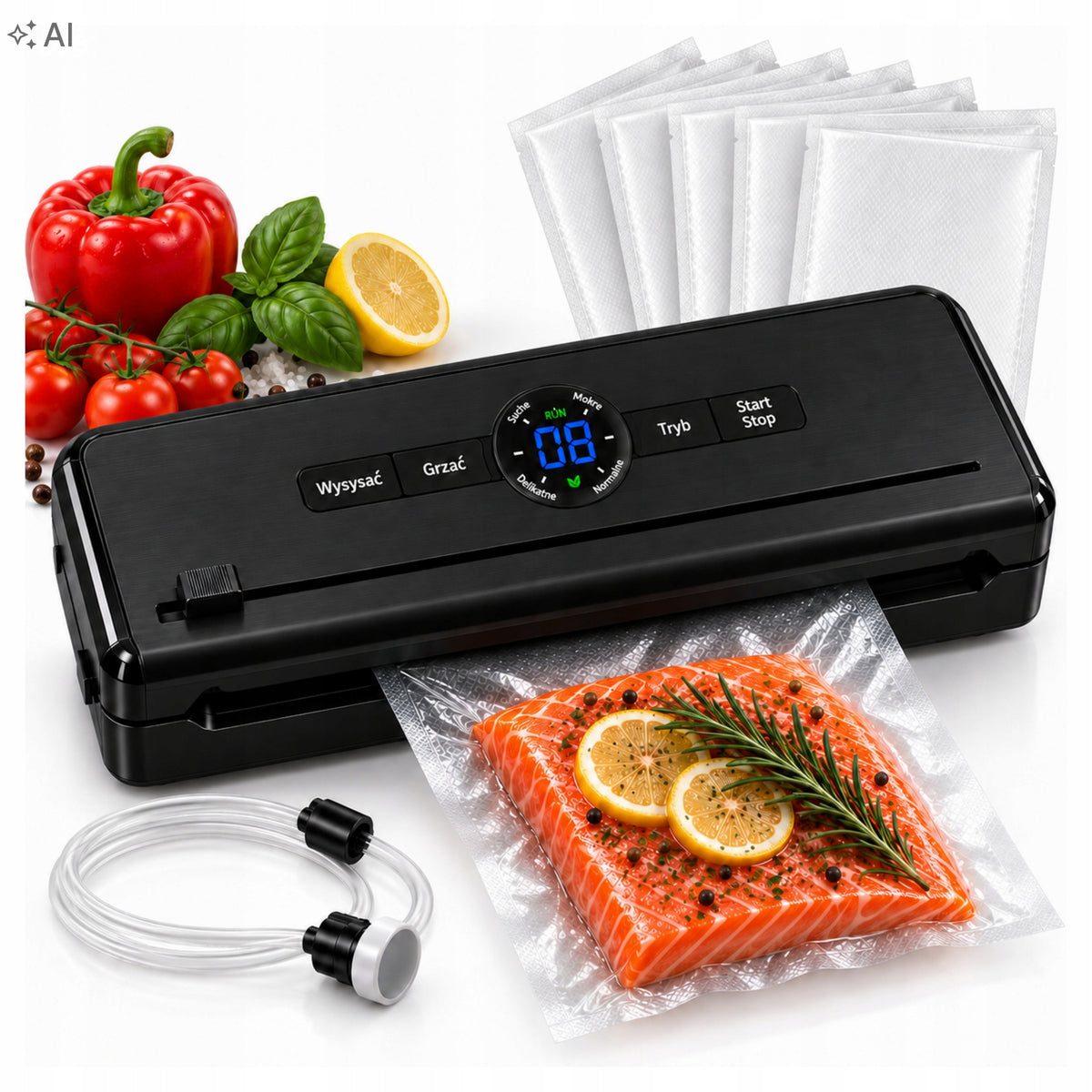 FOOD VACUUM WELDING MACHINE PACKAGING MACHINE AUTOMATIC BAGS FOIL