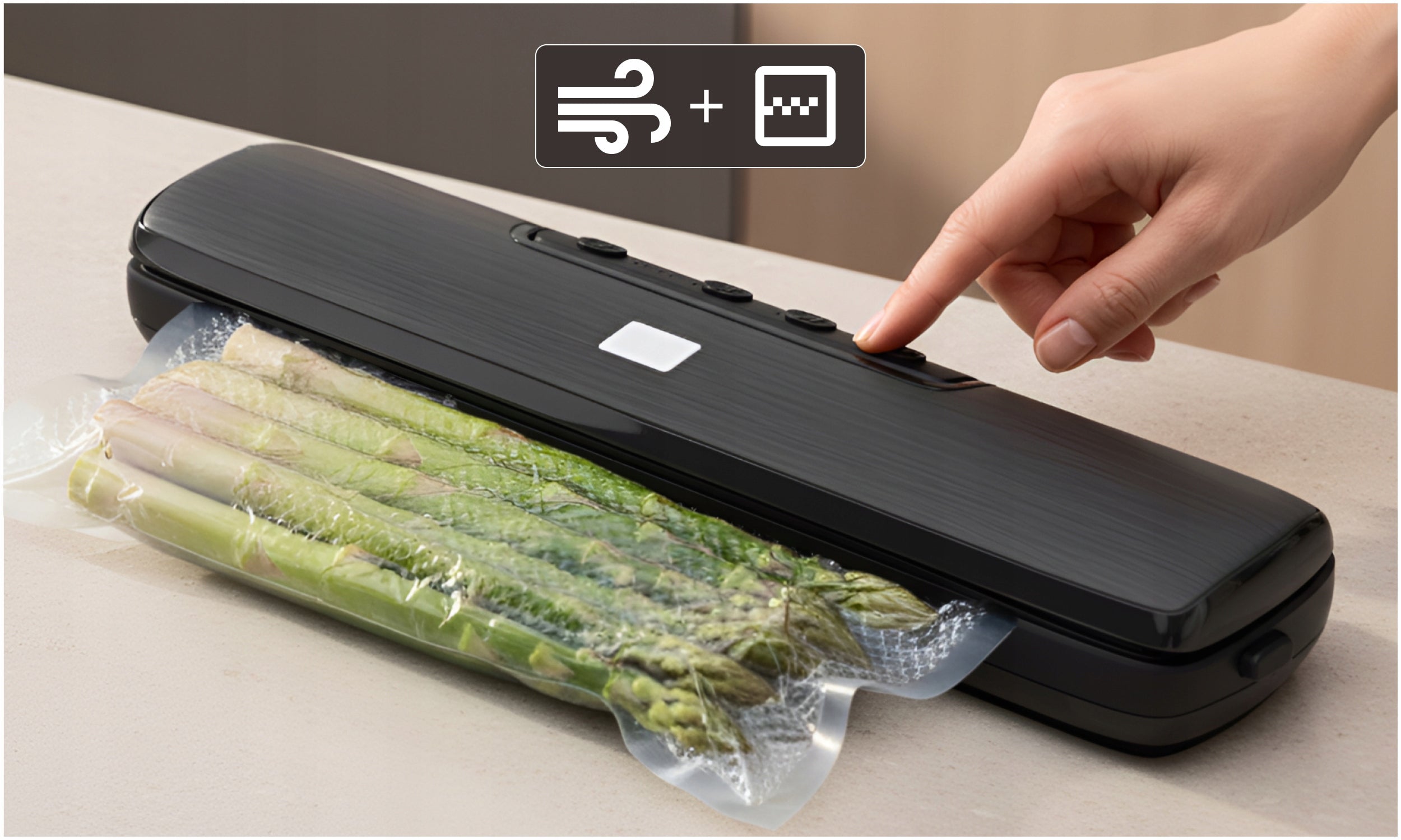 FOOD VACUUM WELDING MACHINE PACKING MACHINE 135W + XXL BAG SET Model VACUUM SEALER