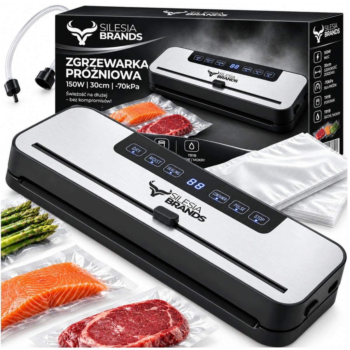 FOOD VACUUM WELDING MACHINE PACKING MACHINE AUTOMATIC STRONG SET BAGS