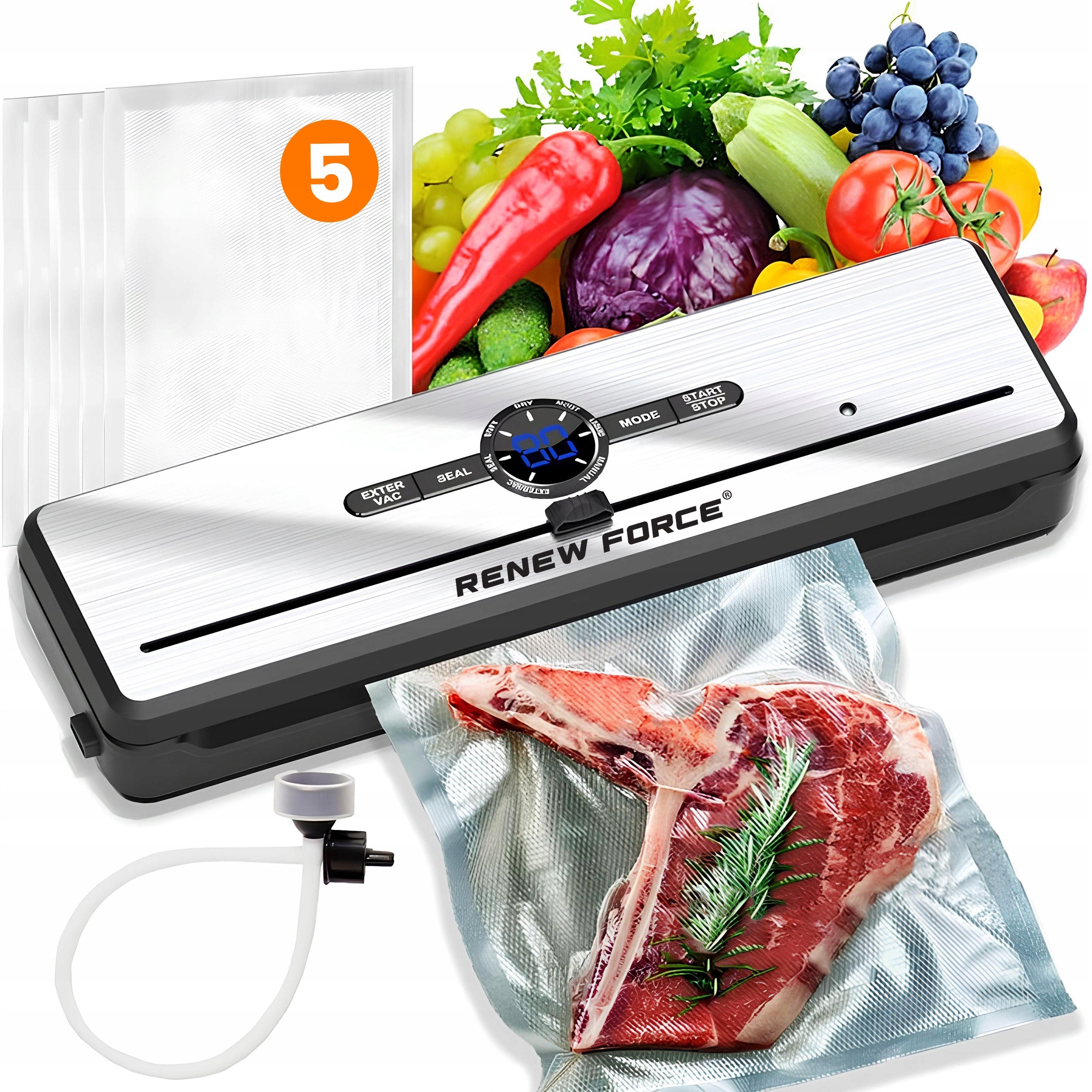 FOOD VACUUM WELDING MACHINE STRONG AUTOMATIC PACKAGING MACHINE +FOIL SET