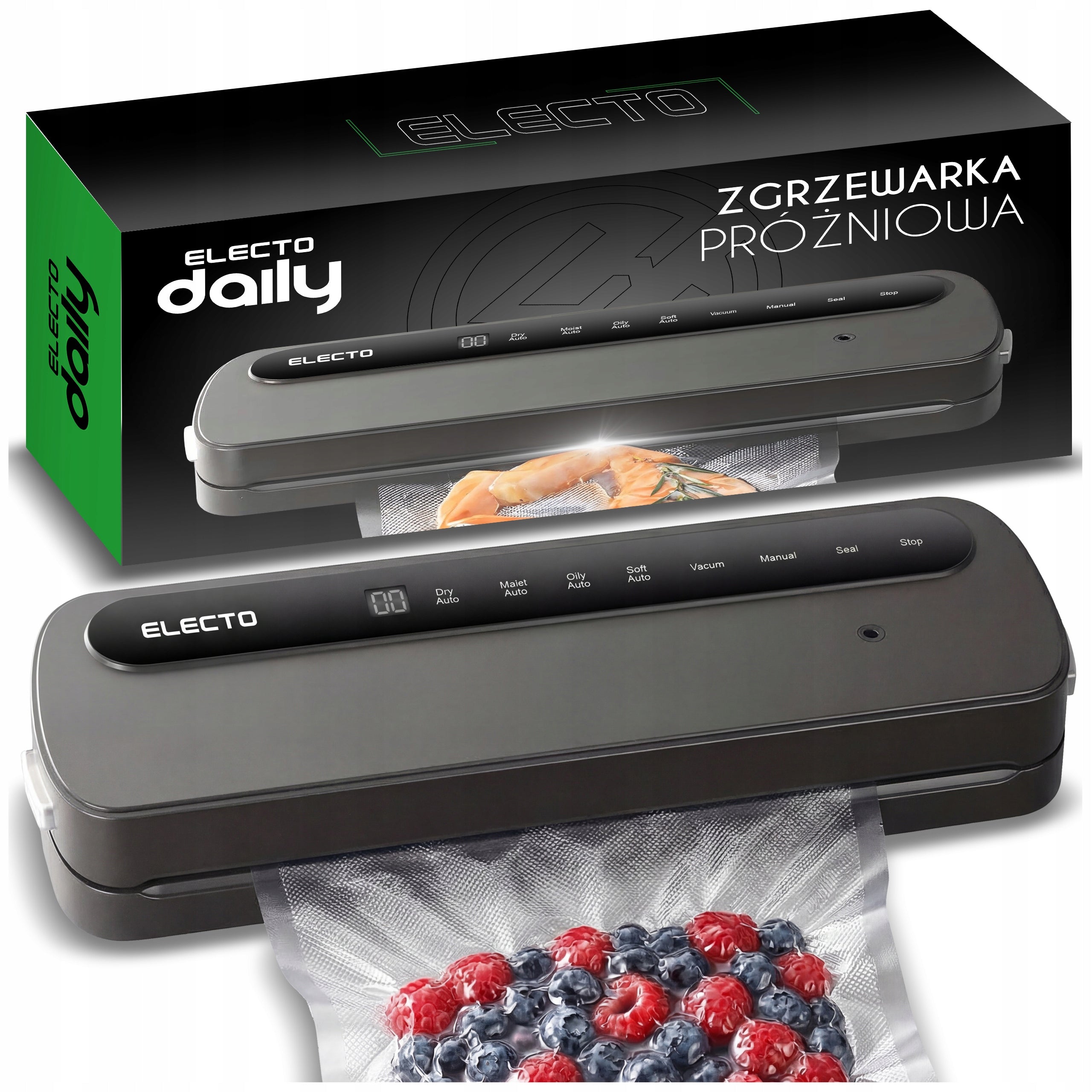 FOOD VACUUM WELDING MACHINE STRONG AUTOMATIC PACKAGING MACHINE +FOIL