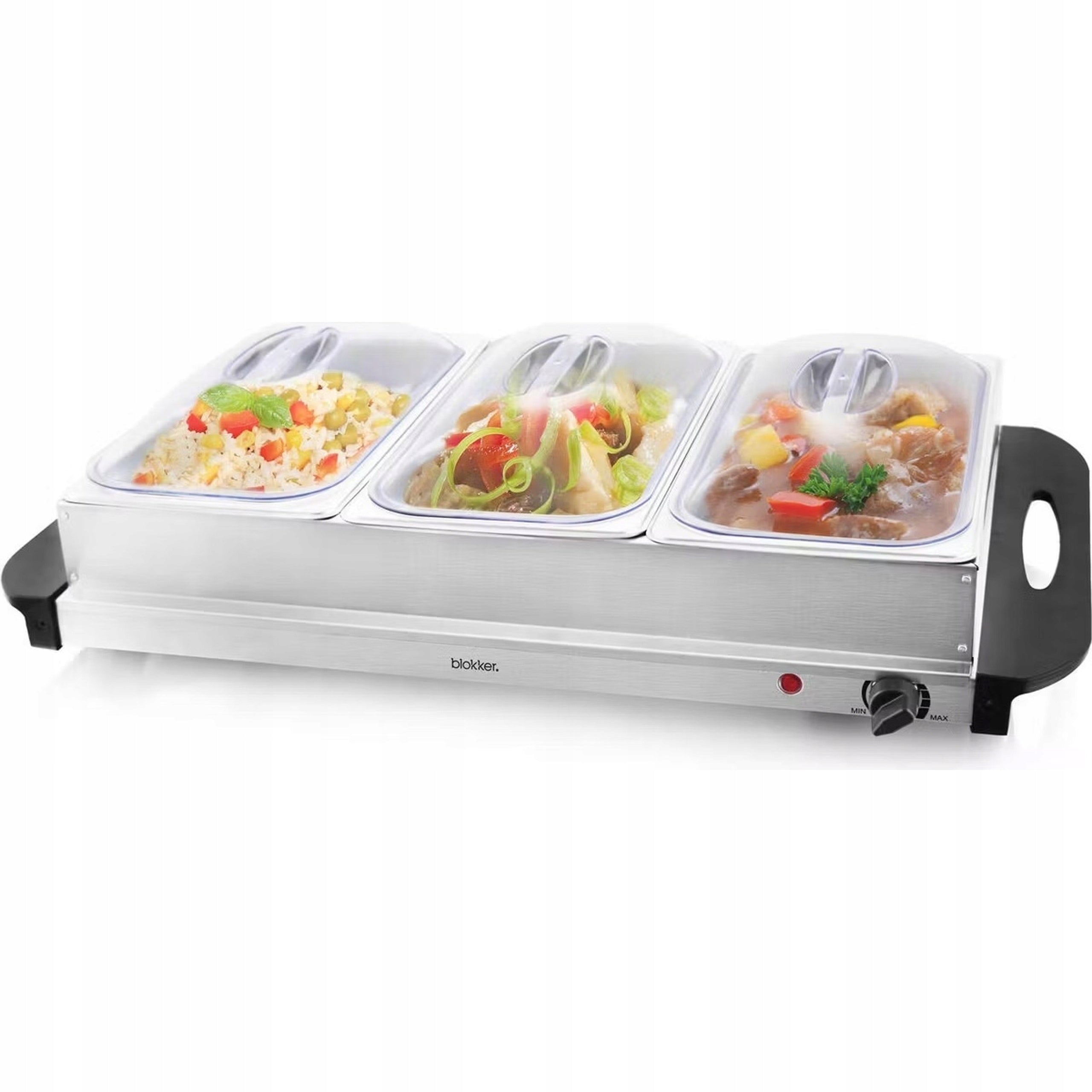 FOOD WARMER BEMAR 3 CONTAINERS OF 2,5L Blokker 7,5L