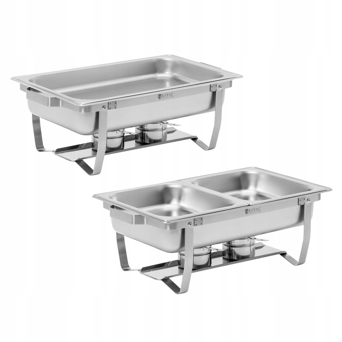 FOOD WARMER - SET OF 2 - GN 1/1 - 2 X 7,5 L - 2 TANKS PER Brand Royal Catering