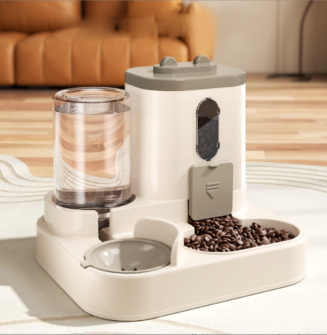 FOOD WATER FEEDER Automatic Dispenser DOUBLE BOWL FOR AND CAT DOG 2in1 Manufacturer code KLKCMS-64053039