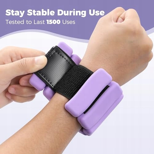 FOOT AND WRIST WEIGHTS 2 KG FOR EXERCISE RUNNING FITNESS Weight (mass) 1 kg