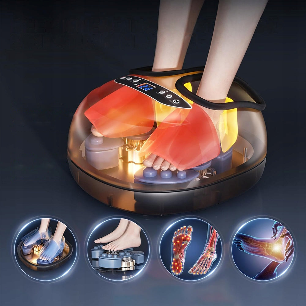 FOOT MASSAGER PROFESSIONAL 6 TECHNIQUES WITH ROTATING BALLS Brand QSKY