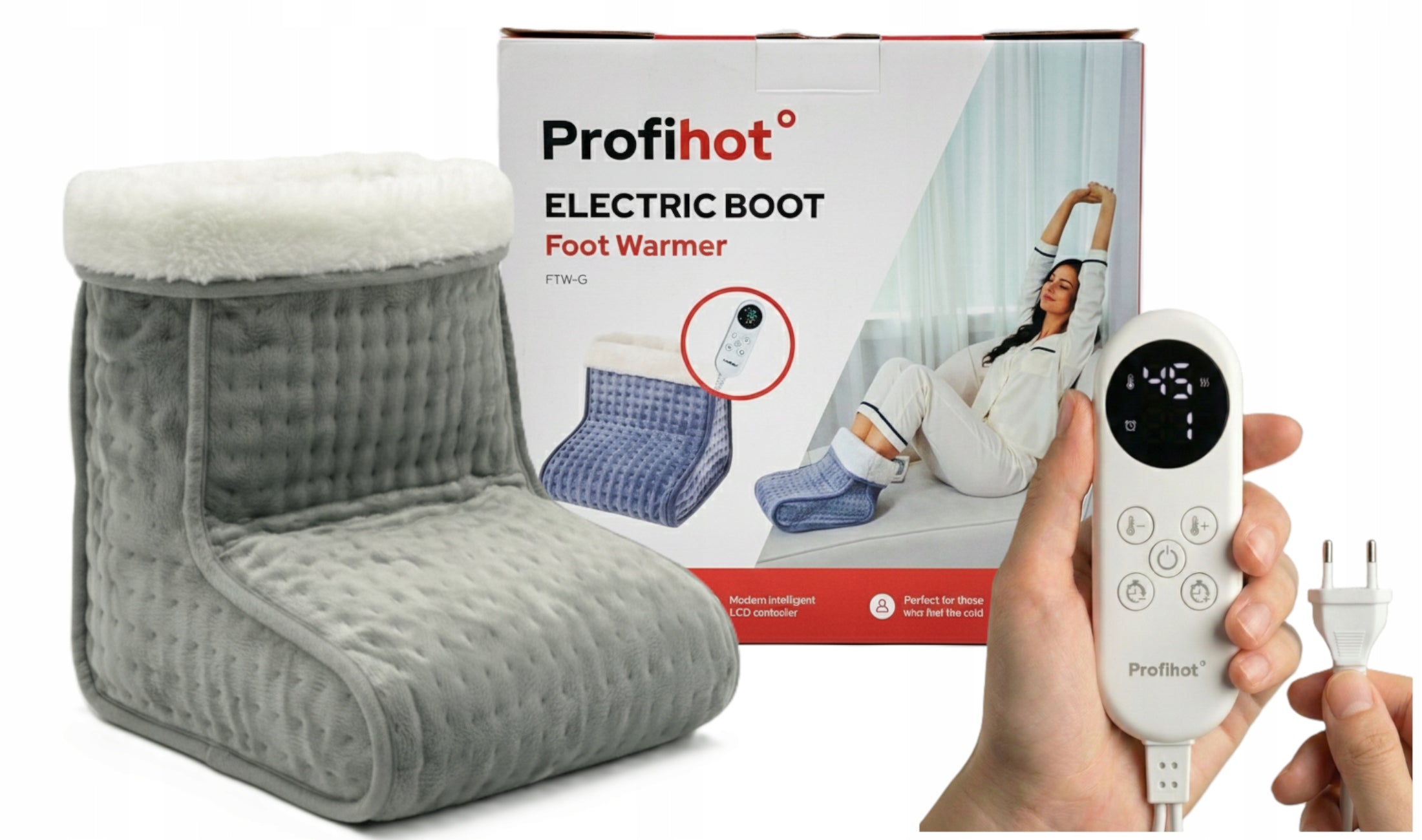 FOOT WARMER ELECTRIC HEATING SHOE HEATING WARMER WITH CONTROLLER Packaging status original