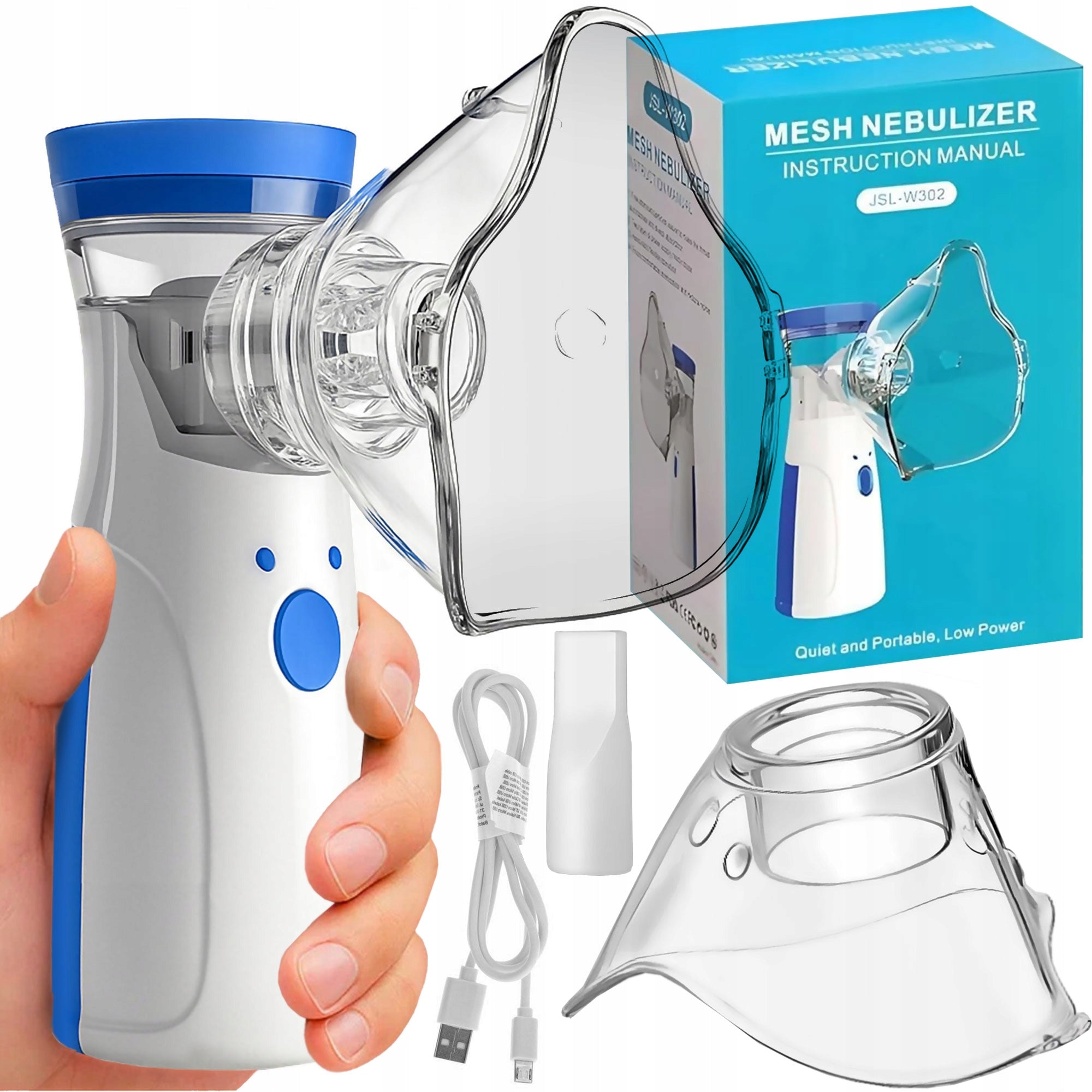 FOR CHILDREN AND ADULTS SILENT INHALER BELOW 50DB AUTOMATIC SHUTDOWN