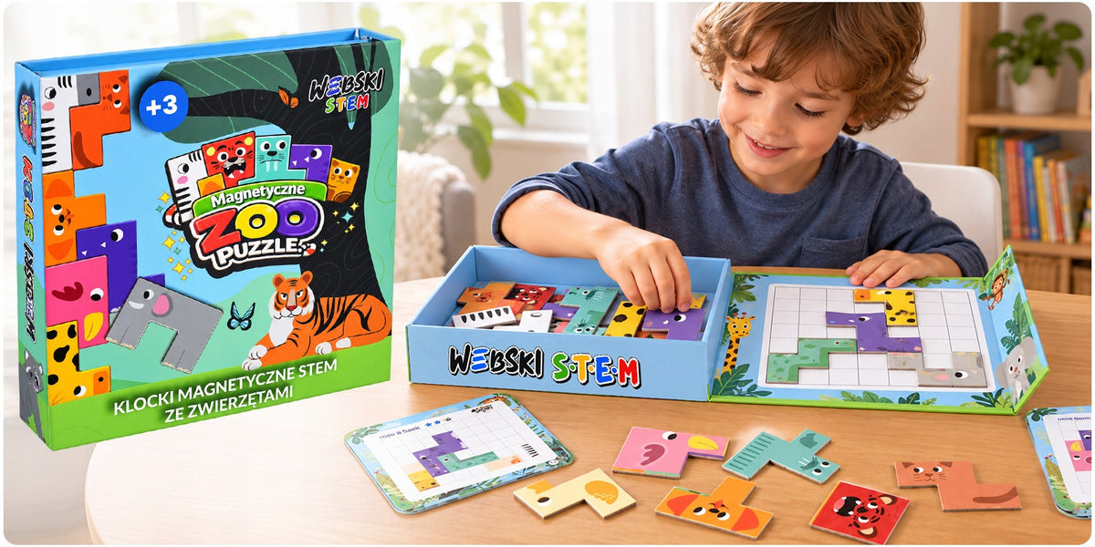 FOR GIFT MAGNETIC PUZZLE FOR CHILDREN 3+ PUZZLE GAME WEBSKI Packaging status original