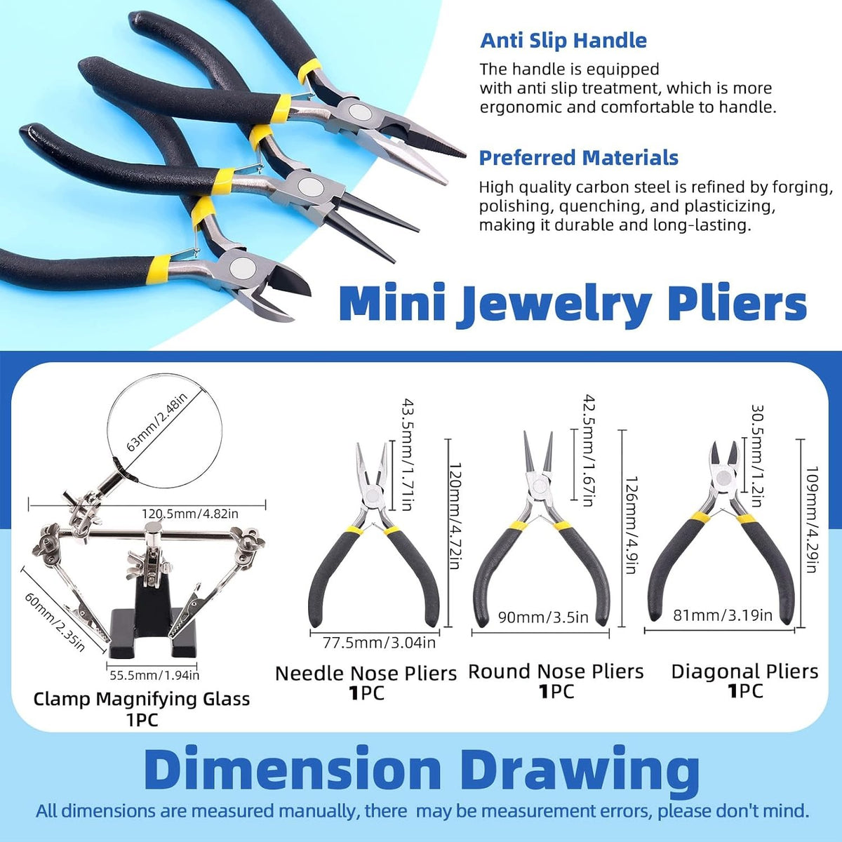 FOR JEWELRY SET 1489 PIECES ACCESSORIES TOOLS DIY PRODUCT REPAIR Manufacturer code 5908182997444