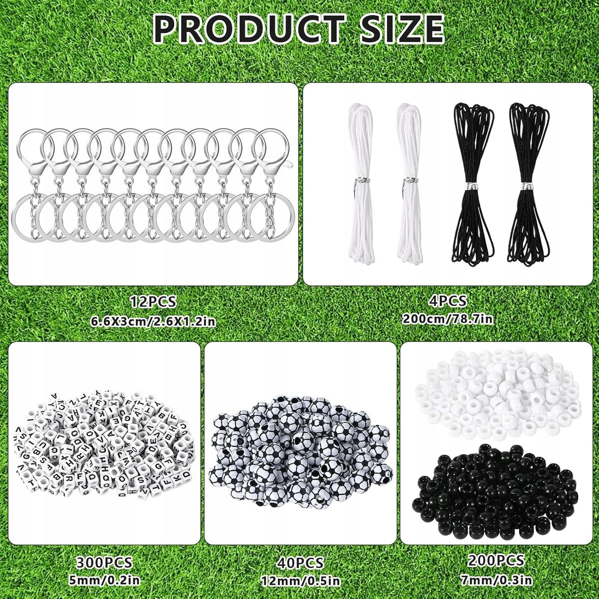 FOR KEY CHAIN MAKING SET ACRYLIC BEADS LETTERS CREATIVE GIFT Brand no brand