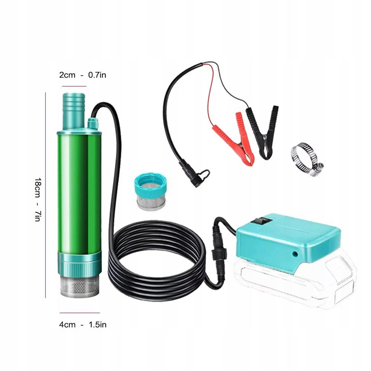 FOR Makita 18V Akku PUMP FOR DRAINING FUEL OIL WATER 24V Power 100 W