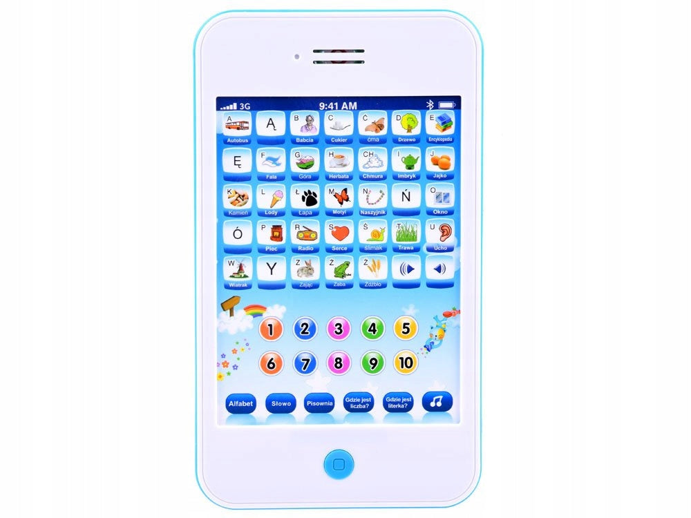 FOR THE YOUNGEST INTERACTIVE EDUCATIONAL TABLET Brand Jokomisiada