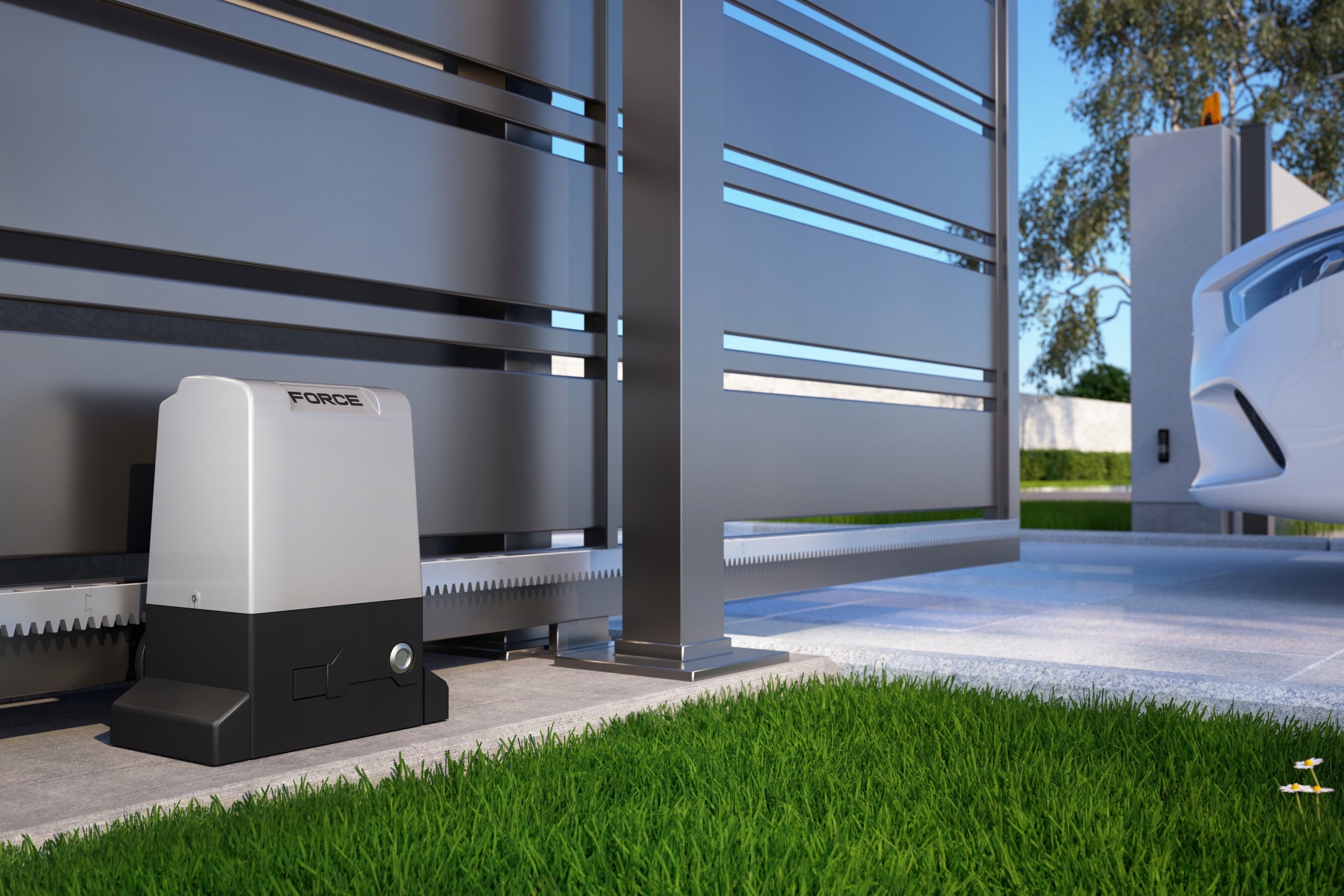 FORCE 2000 KG WiFi AUTOMATIC GATE SET DRIVE FOR SLIDING GATE ACTUATOR Brand Force