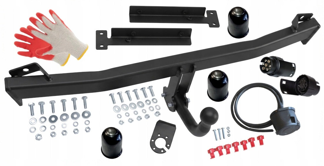 FORD FIESTA 2002 2008 MK6 VI TOWBAR HARNESS 7PIN CASING ADAPTER Ball type screw‑off
