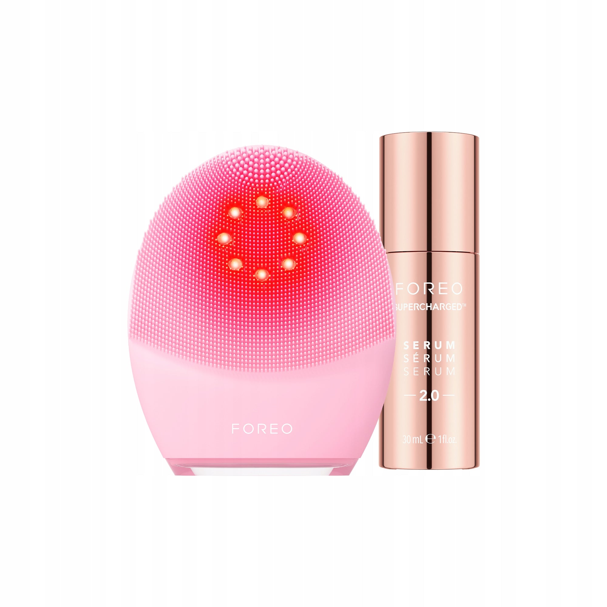 FOREO LUNA 4 plus Normal + SUPERCHARGED SERUM 2.0 Bundle
