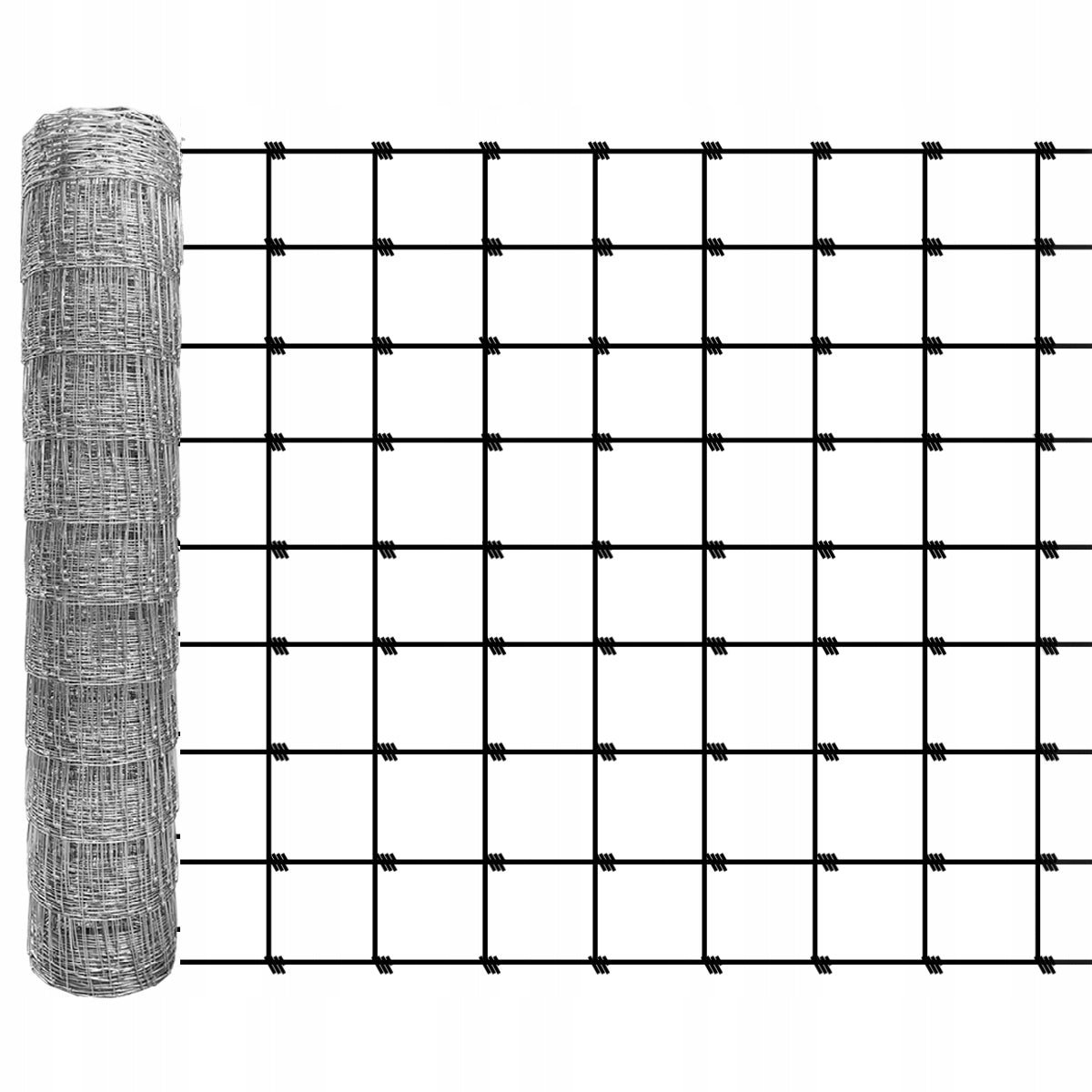 FOREST MESH 80/9/10 L - roll 25m GALVANIZED hare roe deer boar field orchard forest