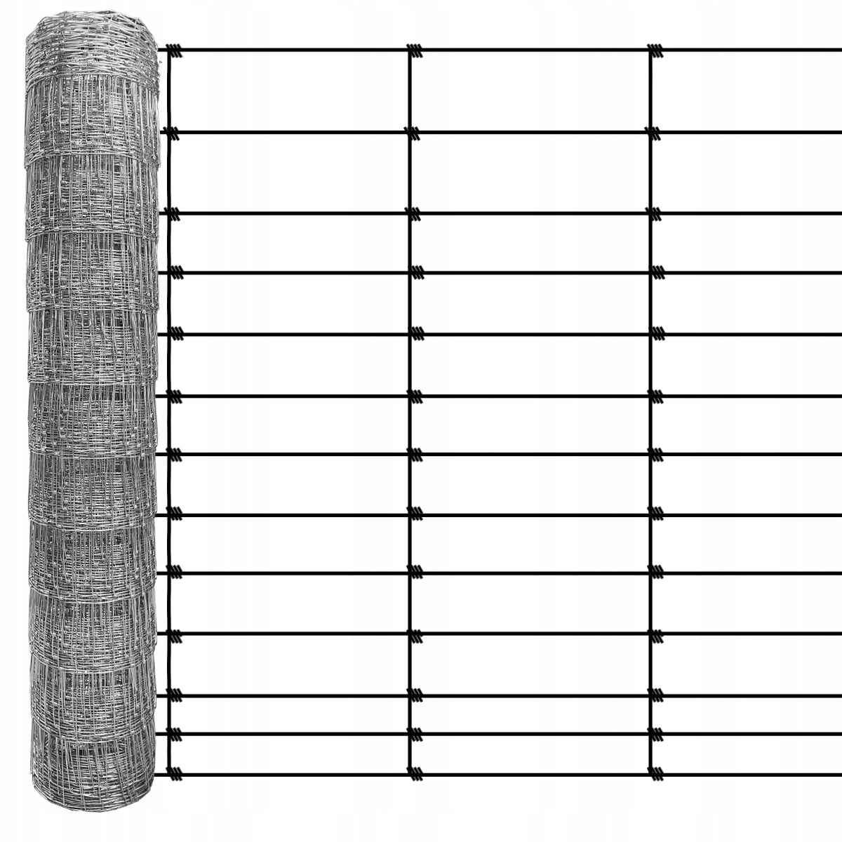 FOREST NET 180/13/60 L - 50m GALVANIZED hare roe deer boar field orchard forest SX