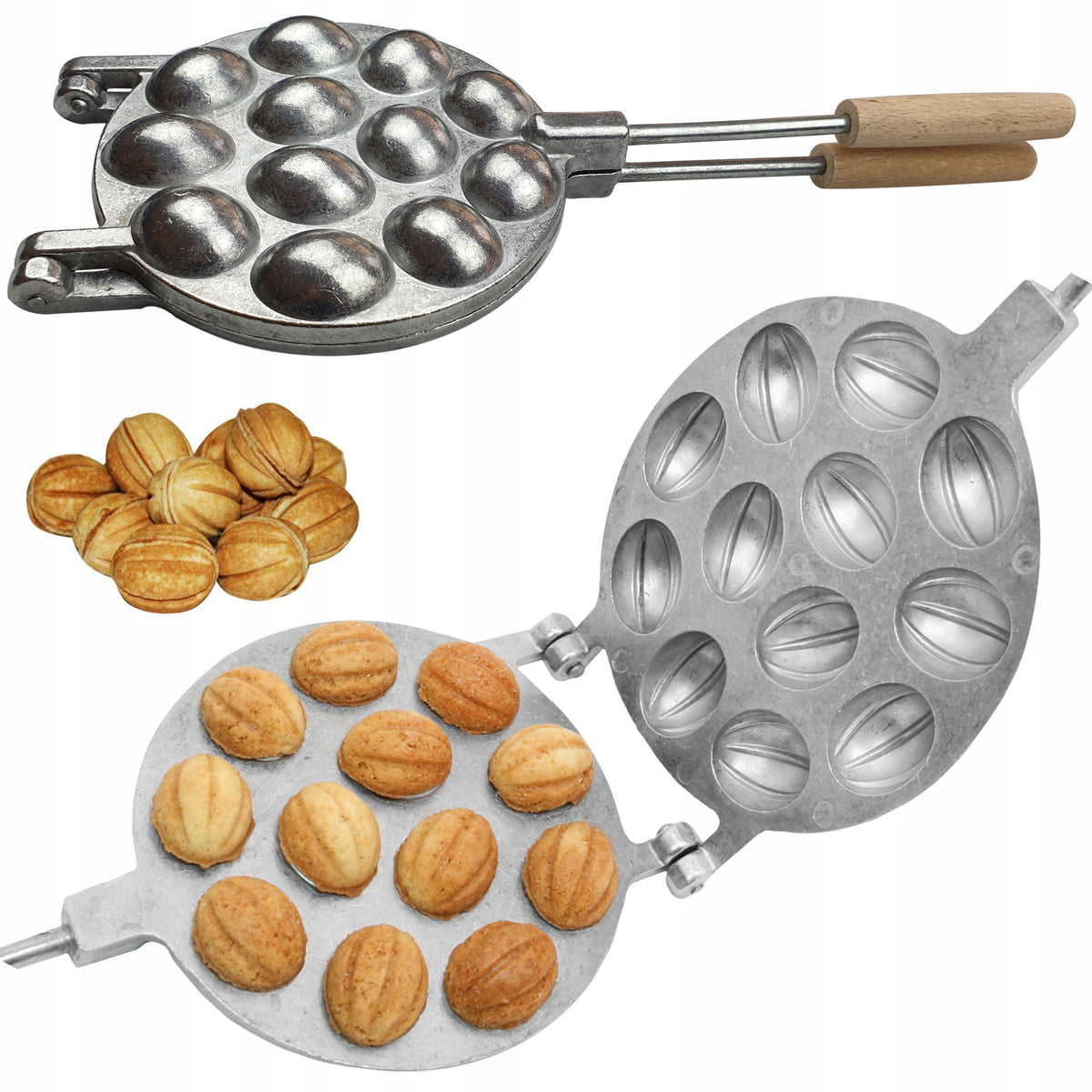 FORM TOASTER FOR BAKING PEANUT COOKIES PEANUT PAN LARGE #70