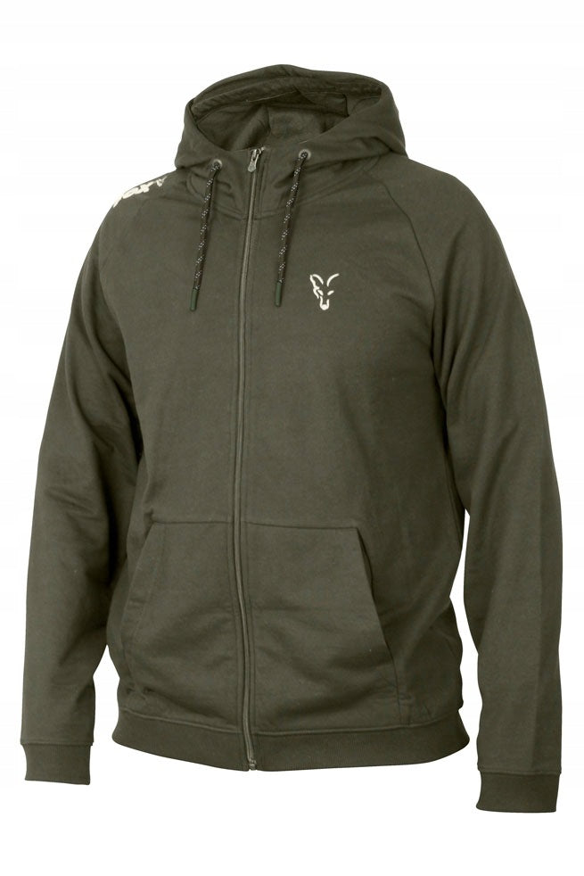 FOX COLLECTION GREEN & SILVER LIGHTWEIGHT HOODIE S Size S