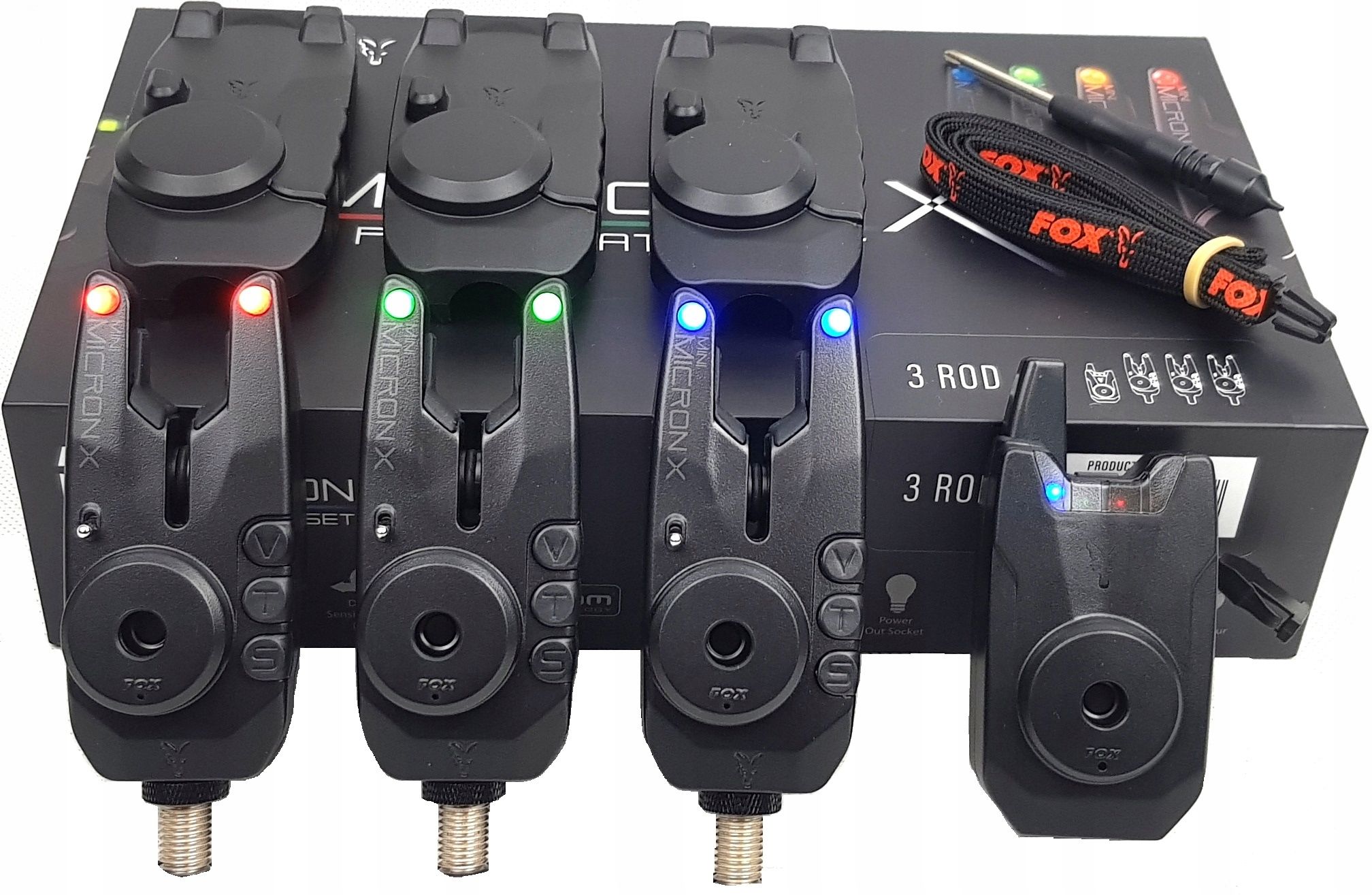 FOX MINI MICRON X 3 SET 3+1 BEACON SET
