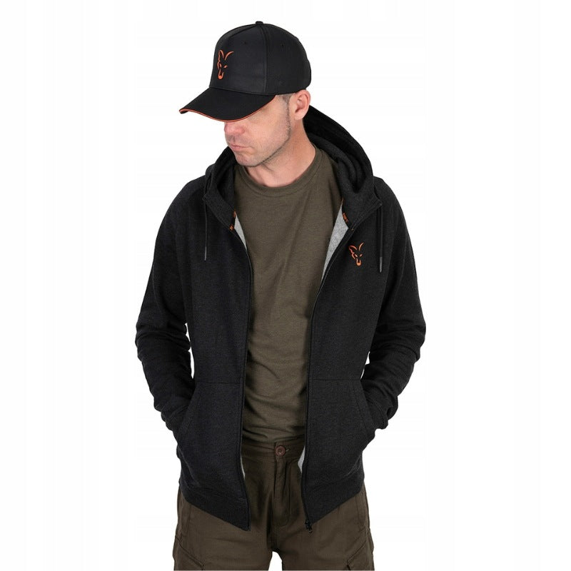 FOX Sweatshirt Collection LW Hoody Black & Orange size . XL Size XL