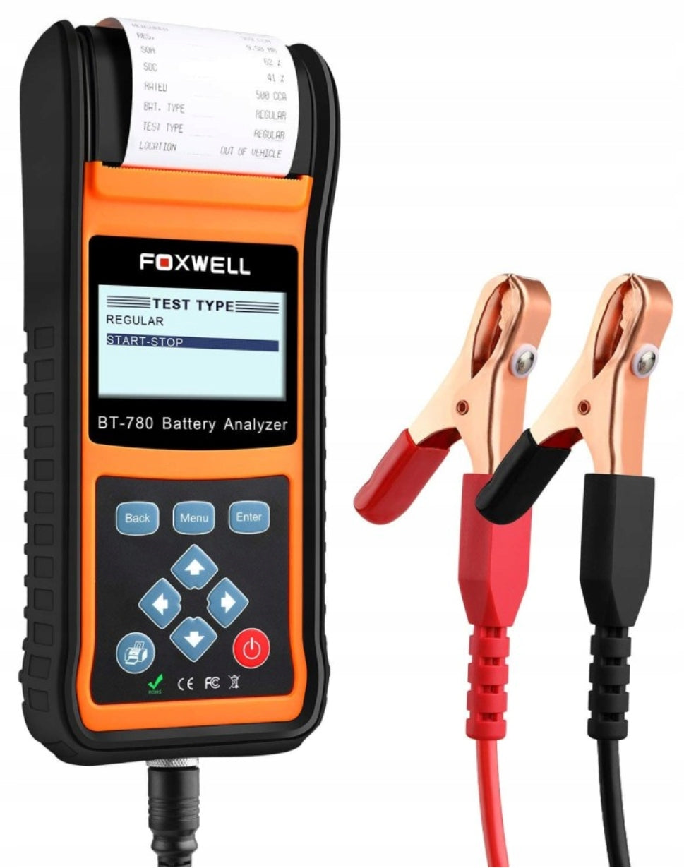 FOXWELL BT780 BATTERY TESTER WITH PL PRINTER EAN (GTIN) 6950346677807