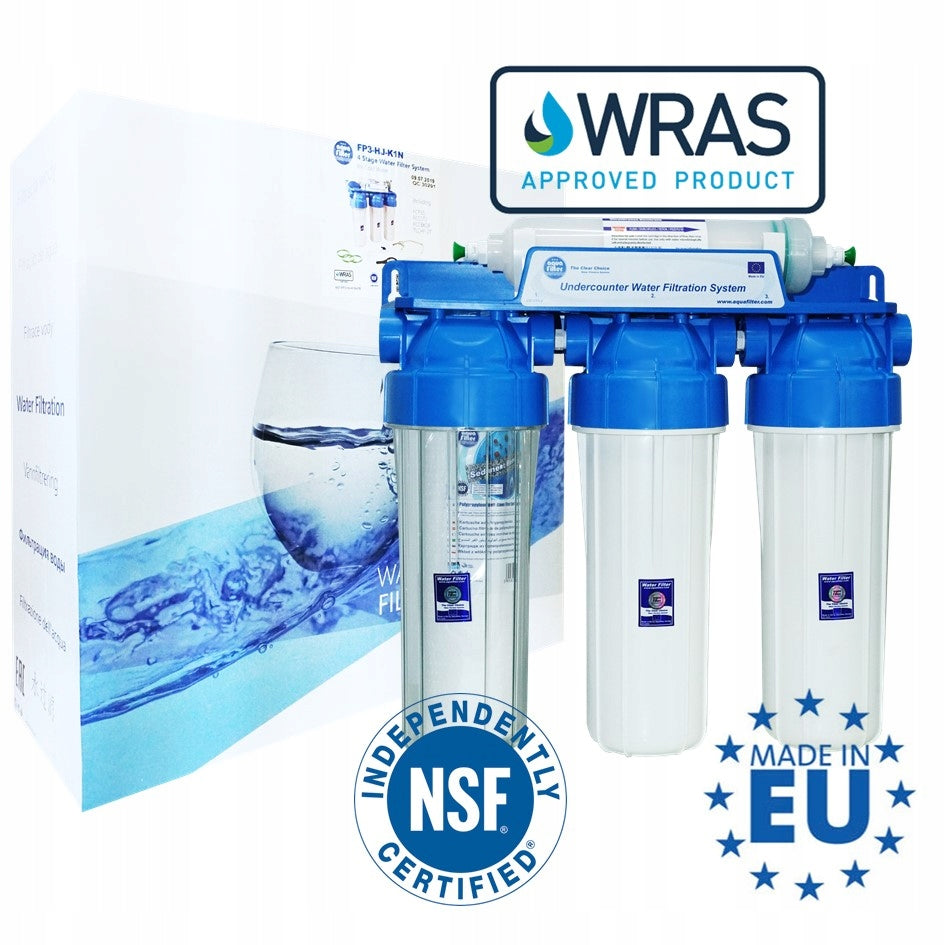 FP3-HJ-K1 AQUAFILTER WATER FILTER UNDER SINK KDF Manufacturer code FP3-HJ-K1