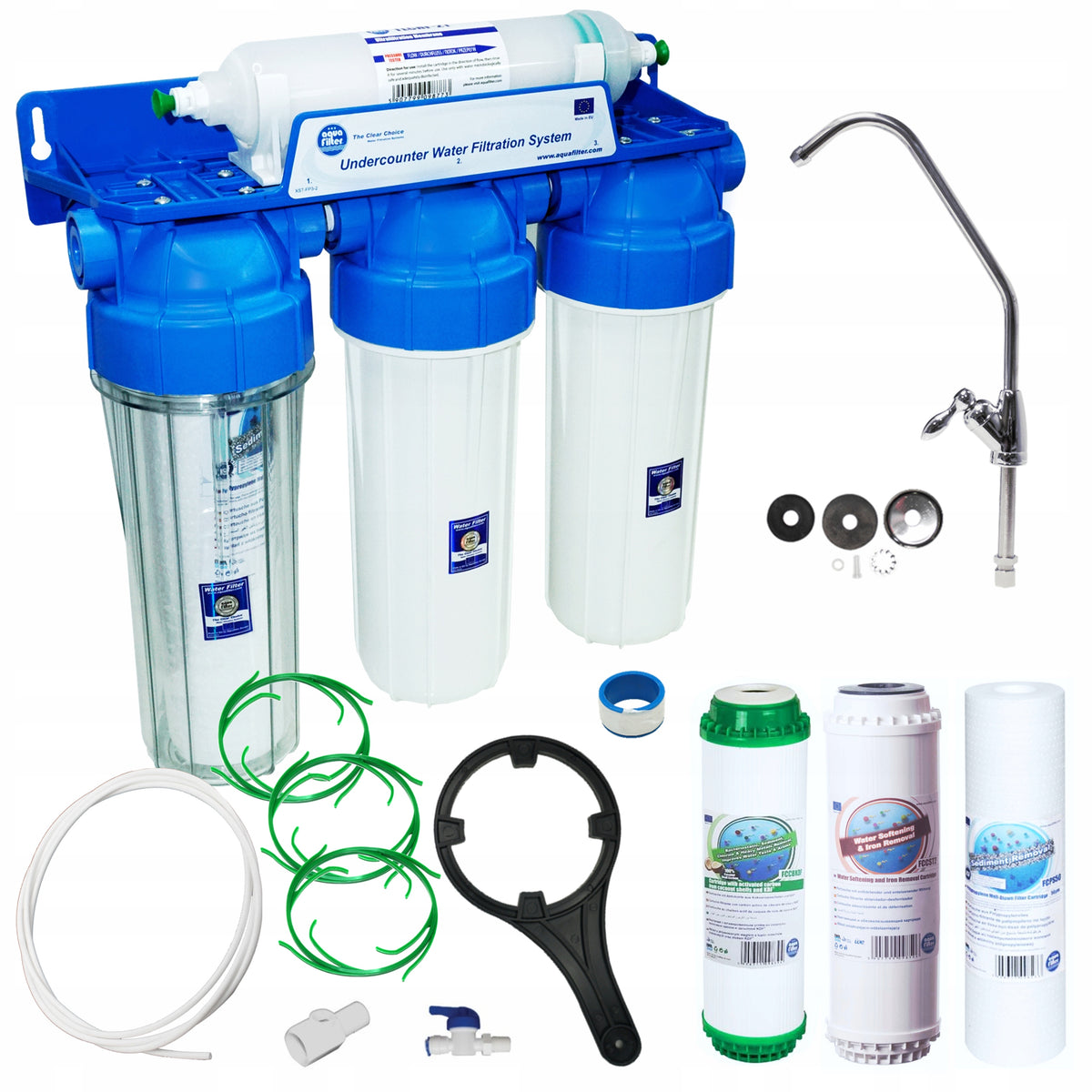 FP3-HJ-K1 AQUAFILTER WATER FILTER UNDER SINK KDF