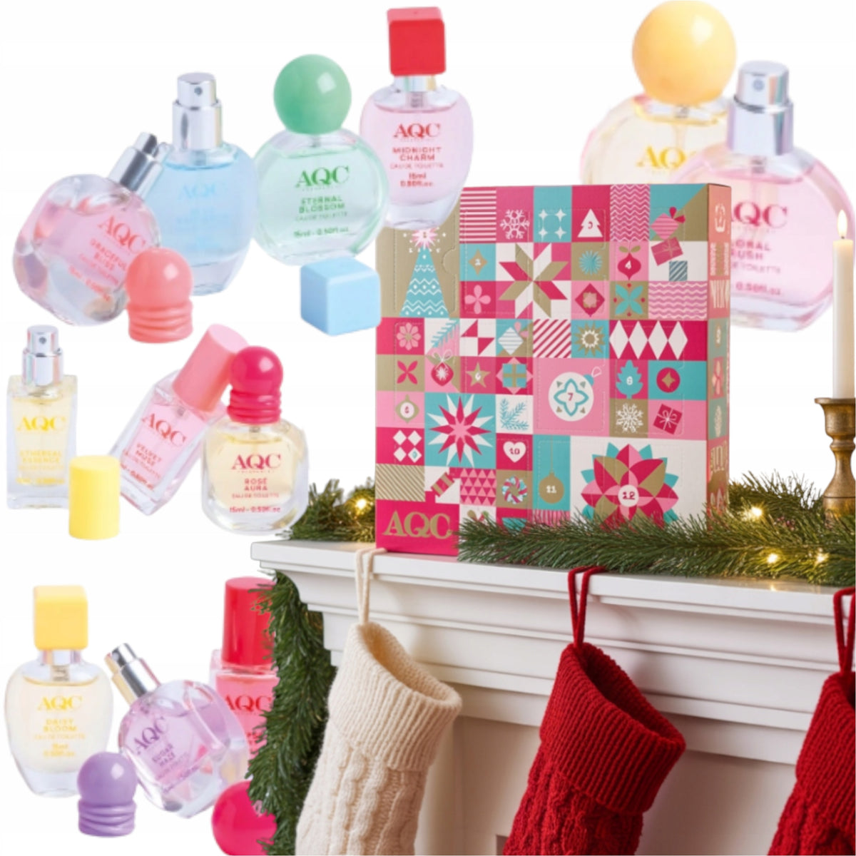 FRAGRANCE ADVENT CALENDAR WITH PERFUMES FOR WOMEN 12 DAYS OF NEW SENSATIONS