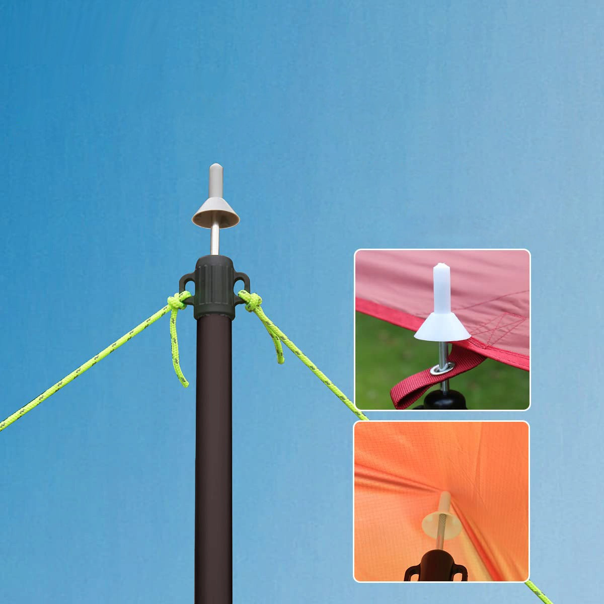 FRAME FOR AWNING TELESCOPIC TUBE ALUMINIUM 90-230CM TELEPOLE FOR TENT Manufacturer code VGHFG1214