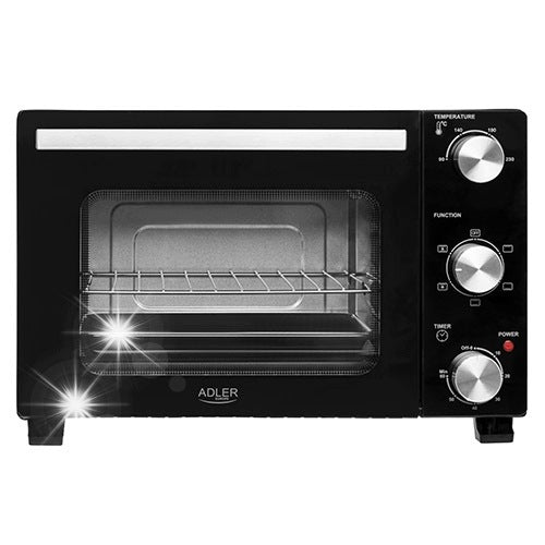 FREESTANDING ELECTRIC OVEN 22L 1300W THERMOCOUPLE 90-230°C TIMER