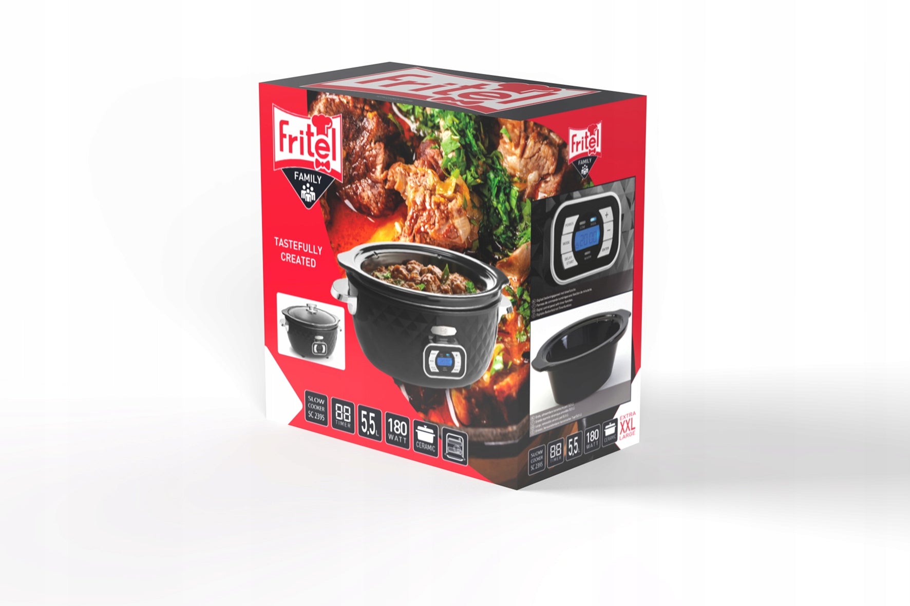 FRITEL SC2395 slow cooker 5.5L 210W SLOW COOKER crockpot ceramic pot Manufacturer code SC2395