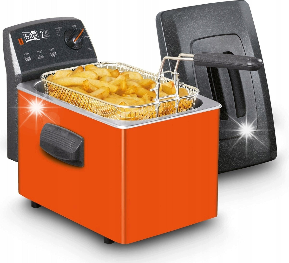 FRITEL TURBO SF4152 air fryer, oil fryer 3L 2200W, orange