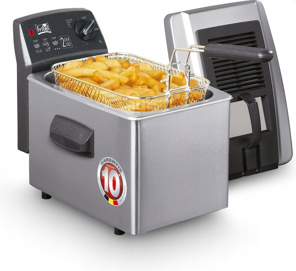 FRITEL TURBO SF4170 air fryer, oil fryer 3L 2400W, silver