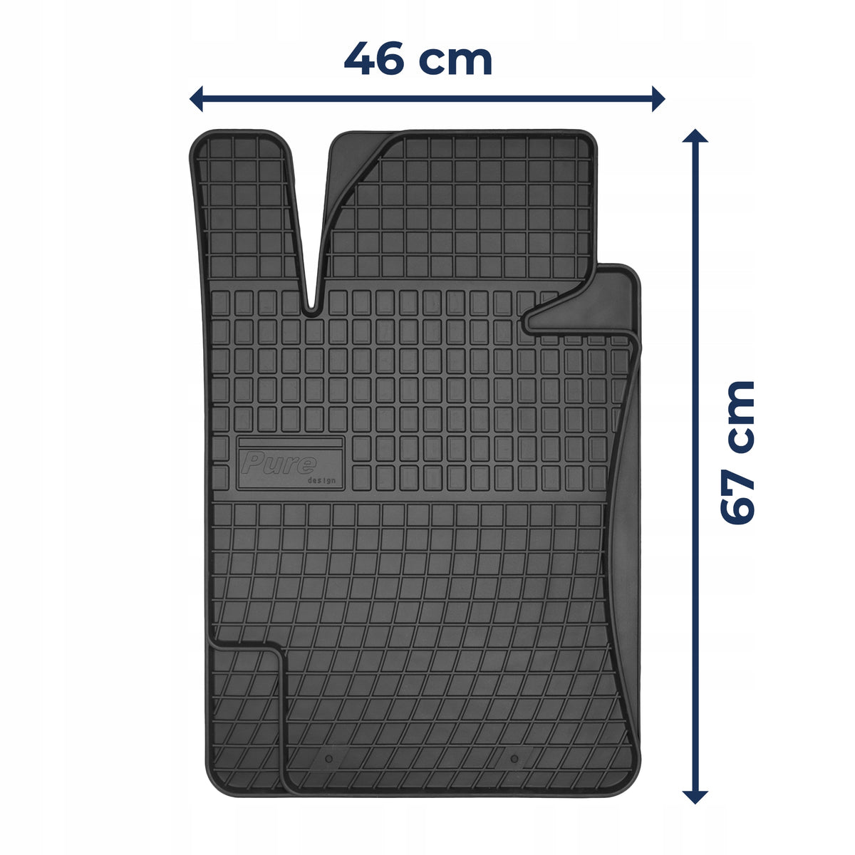 FROGUM Car mats PURE universal design (2 pieces, front) Packaging status original