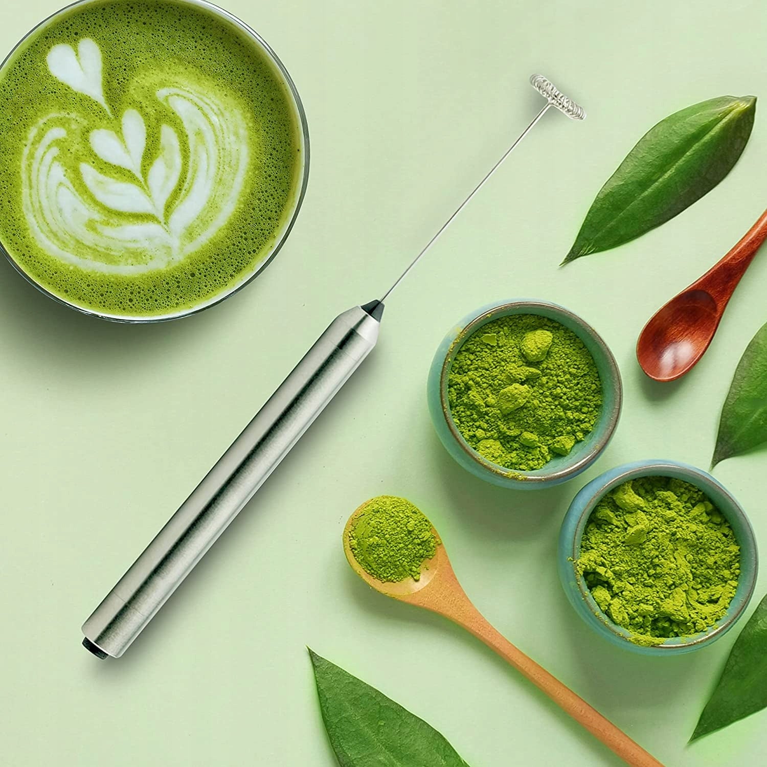 FROTHER WHISK For Coffee Milk STAINLESS STEEL Electric Strong Quiet Packaging status original