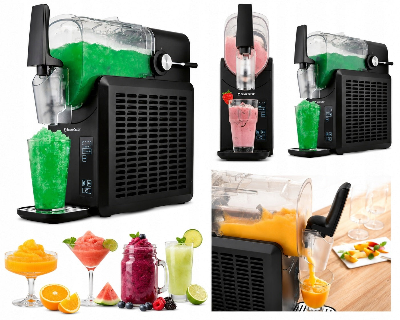 FROZEN BEVERAGE MACHINE FOR GRANITA AND SLUSHY SILVERCREST
