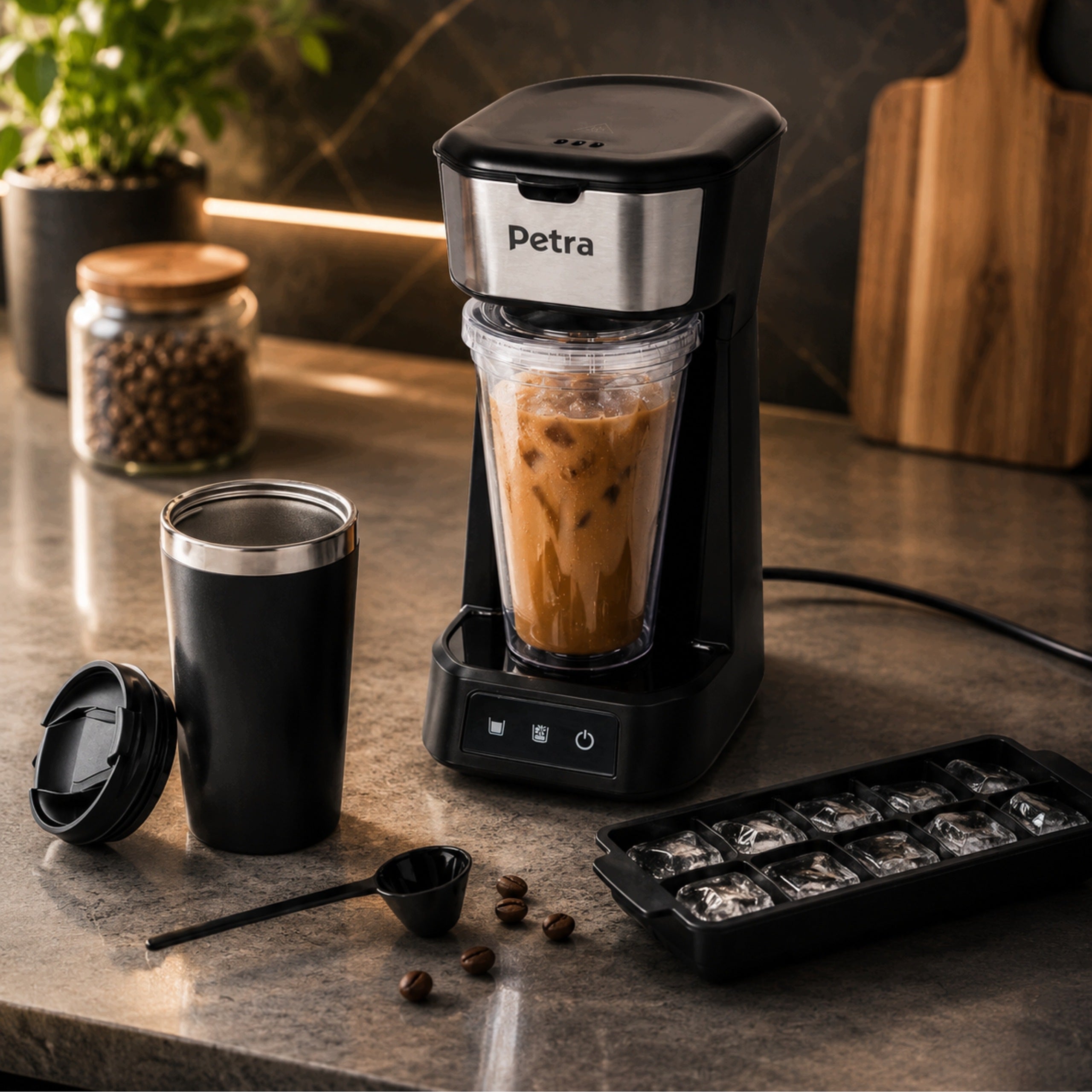 FROZEN COFFEE MACHINE LARGE 2in1 CUP + THERMAL CUP PREMIUM SET Packaging status original