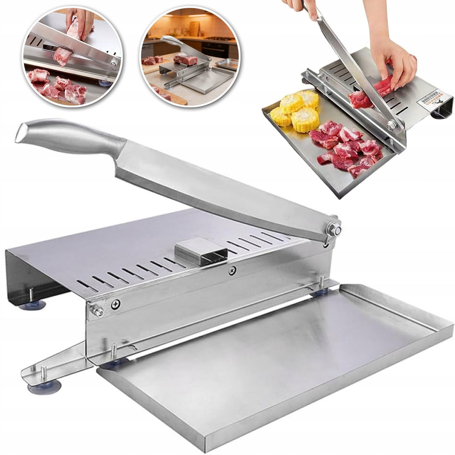 FROZEN MEAT SHREDDER, MANUAL SLICER FOR MUTTON, MEAT
