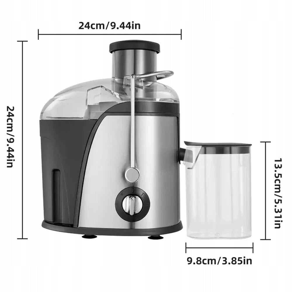 FRUIT AND VEGETABLE JUICER HIGH SPEED JUICER LARGE HOLE 1500W Brand Bedee