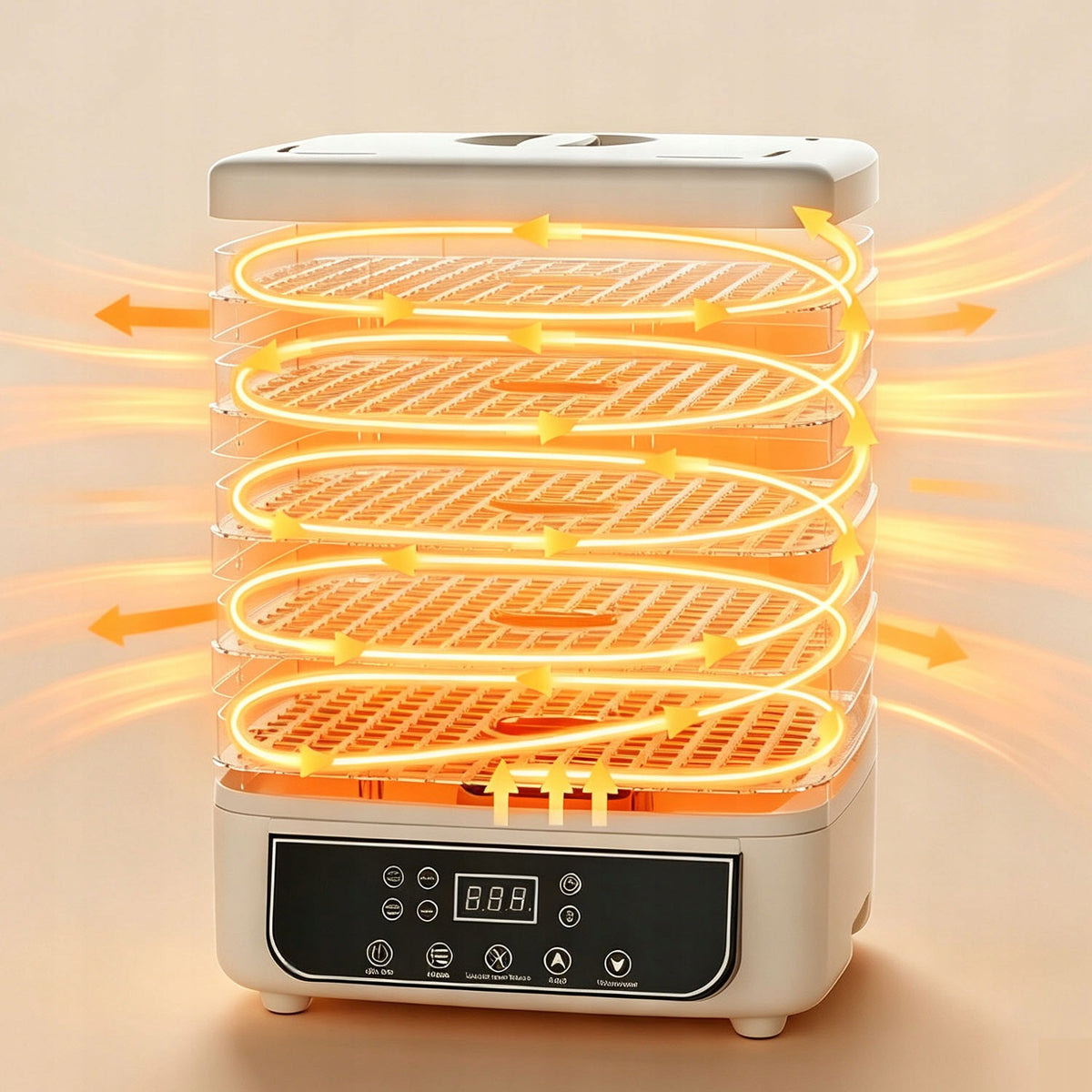 FRUIT MUSHROOM DRYER VEGETABLE HERBS FOOD STRONG 600W 6SIT, TOUCH Manufacturer code 3401187