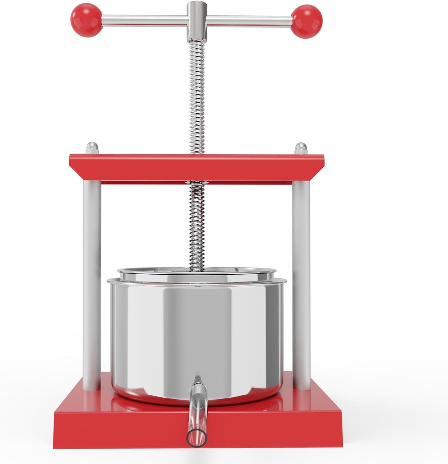 FRUIT PRESS MANUAL 3L STAINLESS STEEL AND IRON FOR JUICES