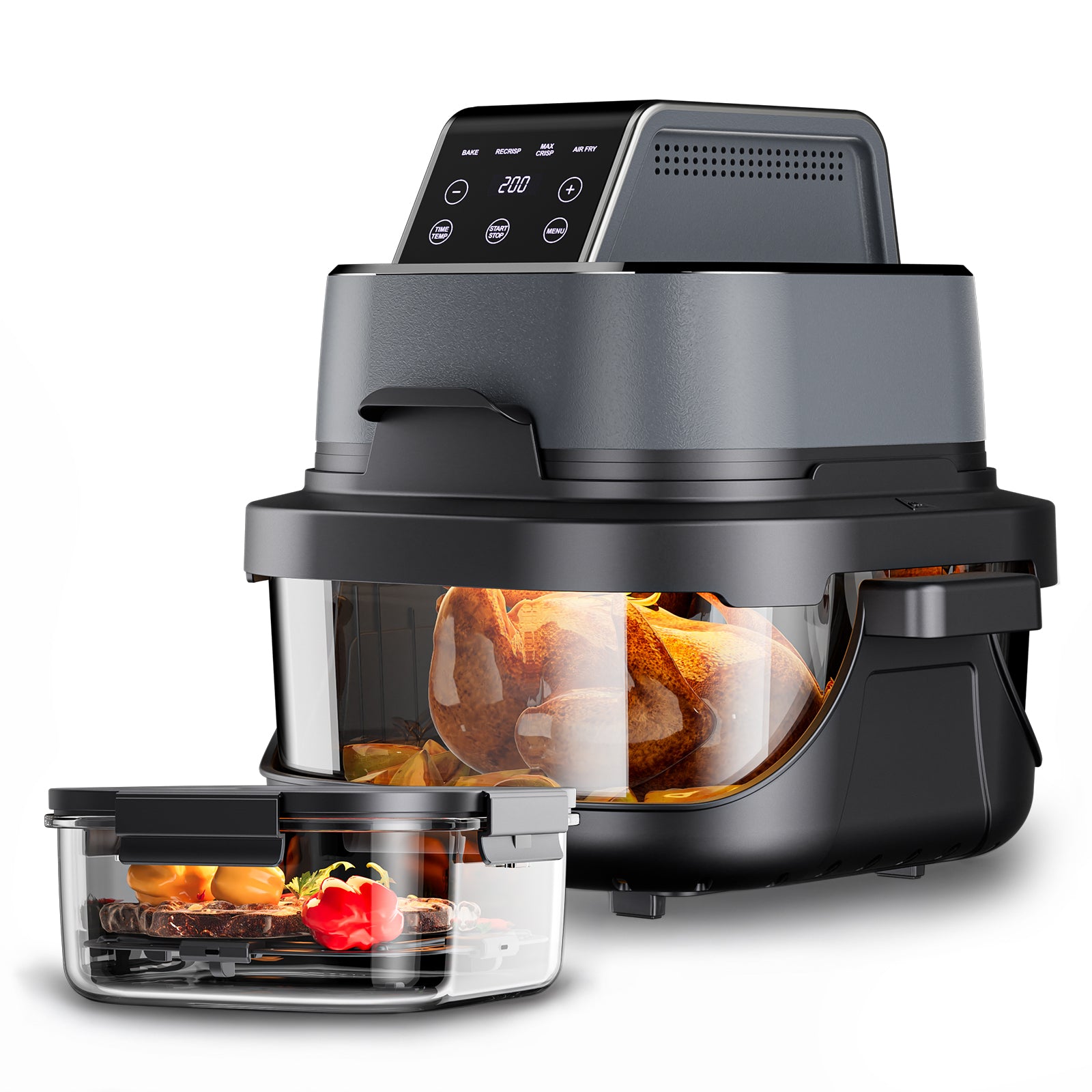 FRYTKOWNICA BEZTŁUSZCZOWA AIR FRYER FRYTOWNICA Automatycznie wyłączająca 4L