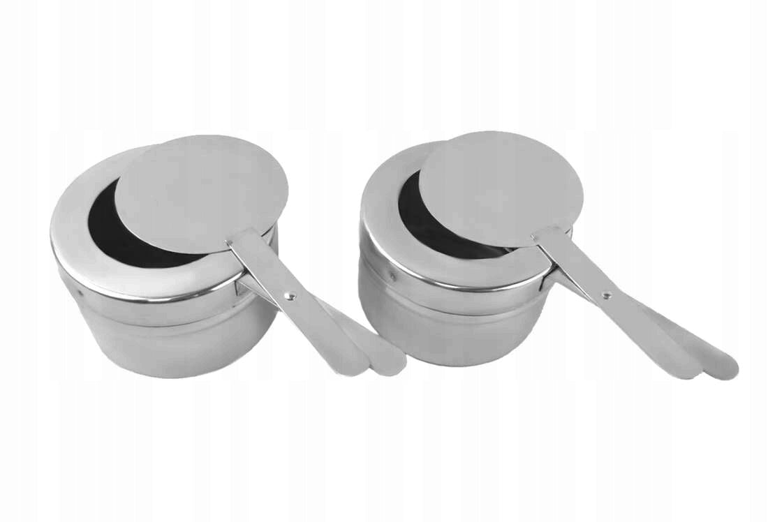 FUEL AND PASTE CONTAINER FOR HEATERS 2 PCS. STAINLESS STEEL TECHNICA