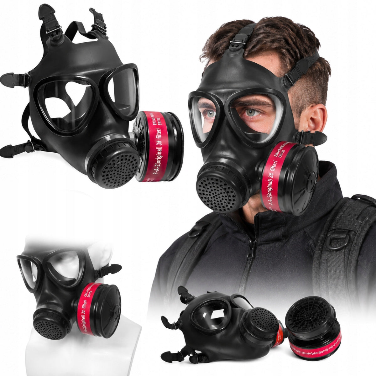 FULL GAS PAINT MASK + ACTIVATED CARBON FILTERS