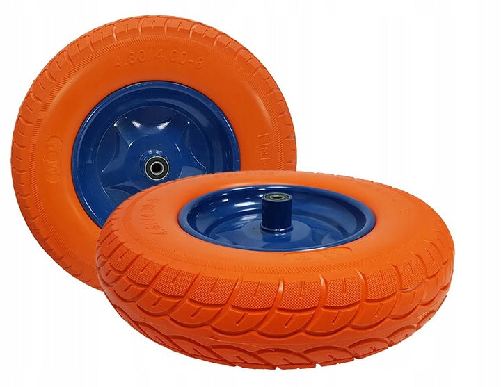 FULL WHEEL FOR WHEELBARROW TROLLEY POLYURETHANE STRONG PU Brand Mar-Pol