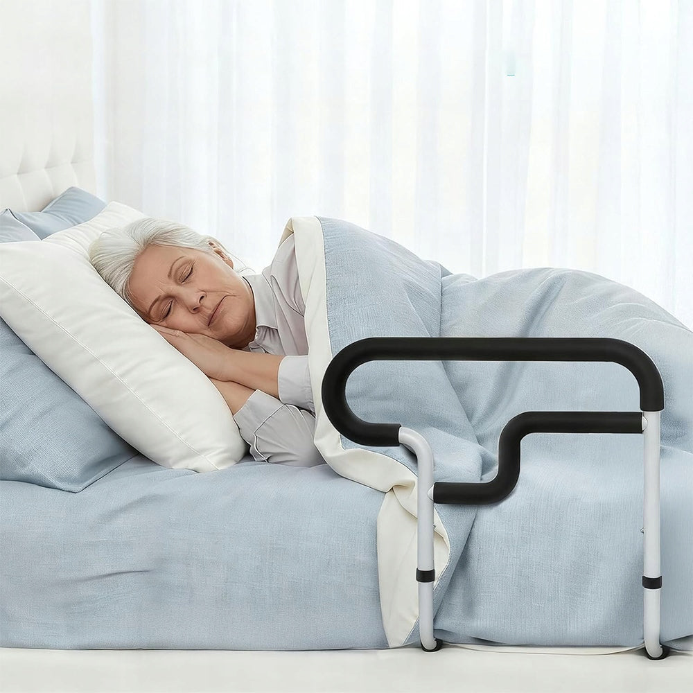 FUNCTIONAL BED RAILING ADJUSTABLE FOR BEDS FOR THE ELDERLY Manufacturer code Barierka do łóżka